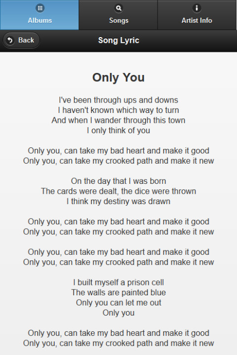 Keith Urban All Lyrics截图4