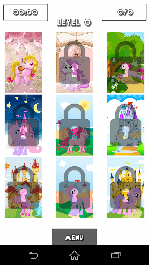 Slide Puzzle Pretty Pony截图2