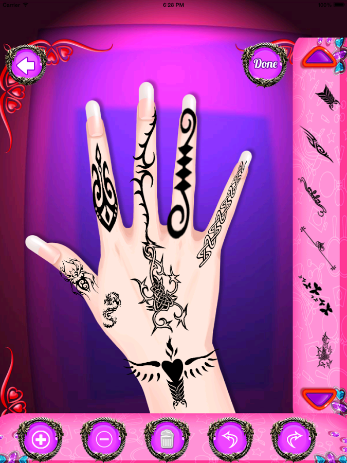 finger tattoos - tattoo games截图7