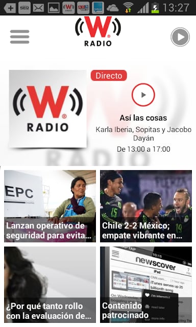 WRadio M&eacute;xico截图4