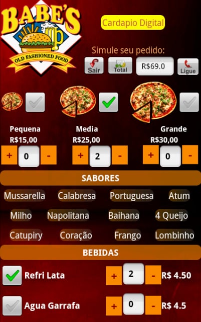 Cardapio Digital Lanches-Pizza截图3