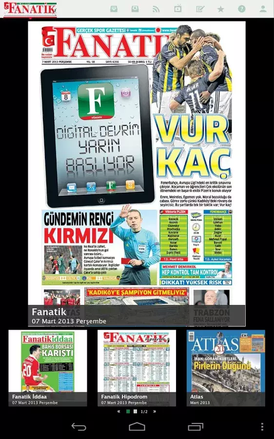 Fanatik eGazete截图1