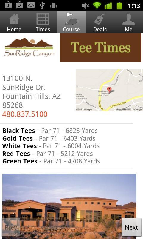 SunRidge Canyon Tee Time...截图1