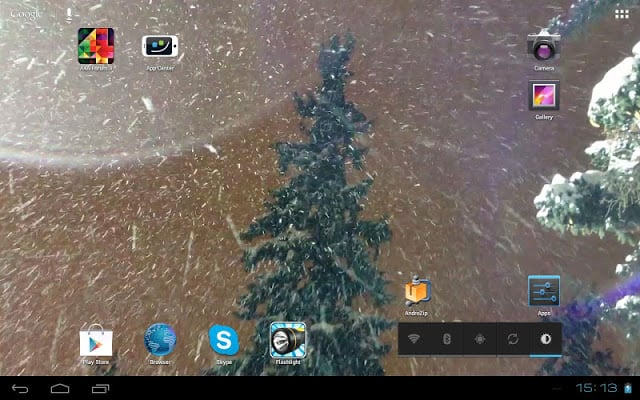 3D Magic Spruce Snowfall Free截图7