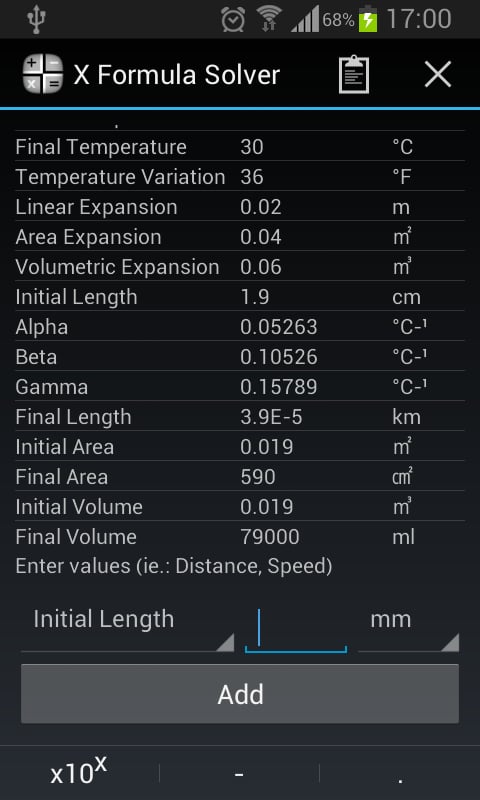 X Formula Solver Demo: P...截图4