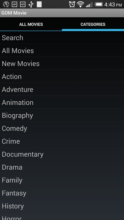 GOM Cinema Android截图2