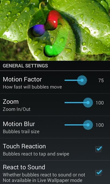 Wobbly Bubbles Live Wallpaper截图4