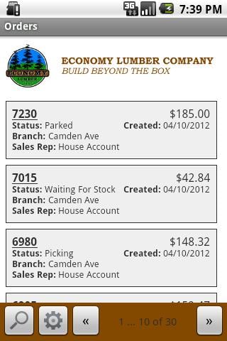 Economy Lumber Web Track截图1