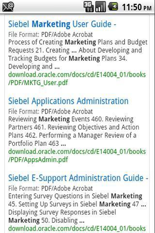 Siebel Bookself Search截图4