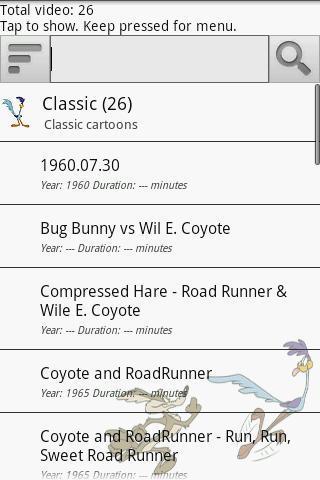 Wile E. Coyote and Road Runner Videos截图1