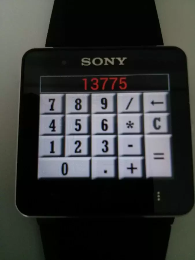 Calculator for SmartWatch 2截图3