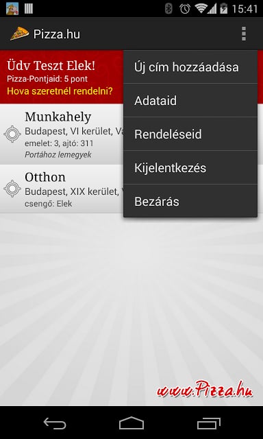 Pizza.hu - &Eacute;telrendel&eacute;s截图7