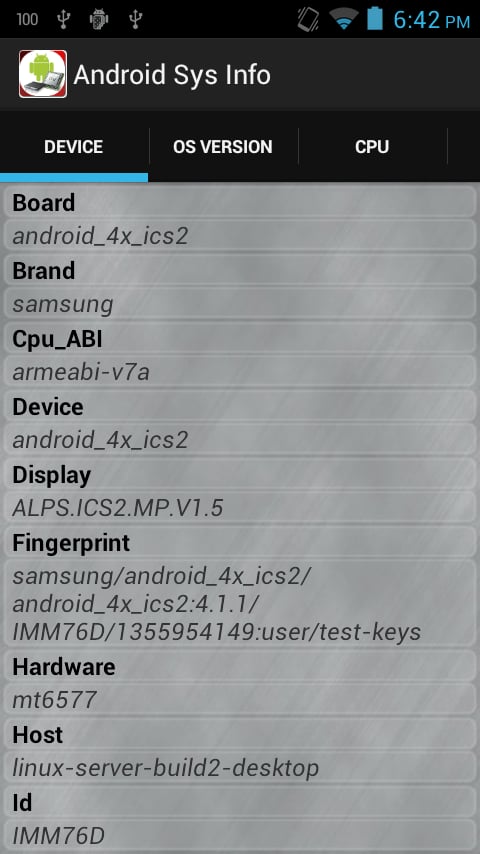 Droid Sys Info截图1