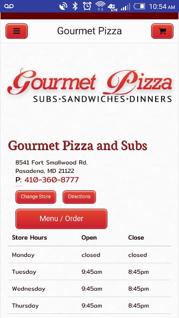 Gourmet Pizza and Subs截图2