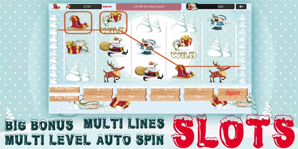 Santa Claus Xmas Snow Sl...截图3