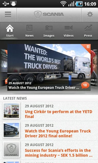 Scania Newsroom截图1