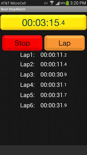 Best StopWatch and Lap Timer截图1