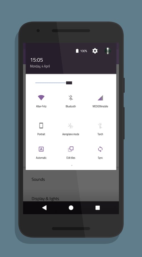 Purple Plot CM Theme主题截图1