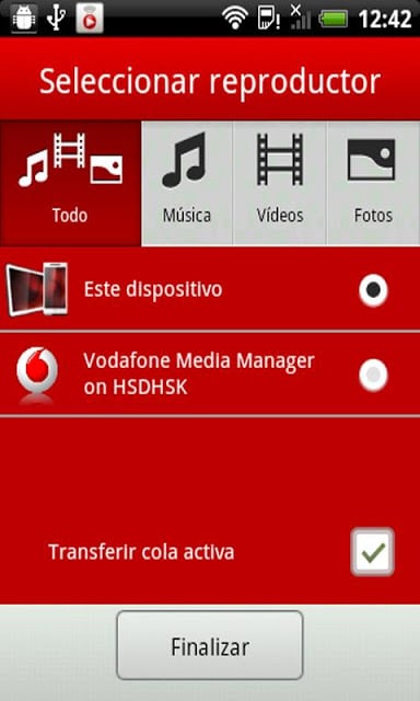 Vodafone Media Manager Mobile截图7