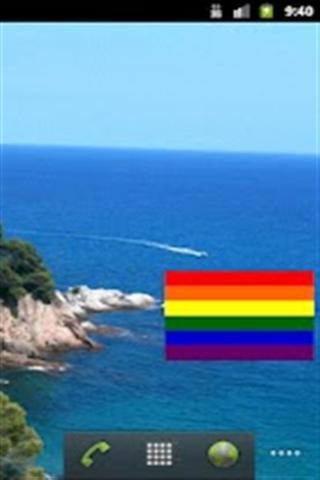 彩虹旗手机小部件 Gay pride rainbow flag widget截图1