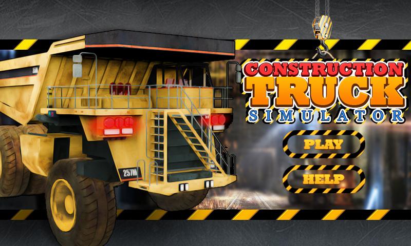 3D Construction Truck Simulator截图1