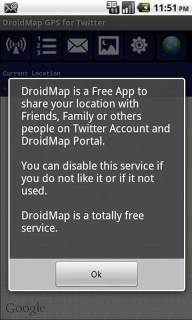 DroidMap的Twitter截图2