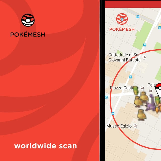 Pok&eacute;Mesh - Real time map截图1