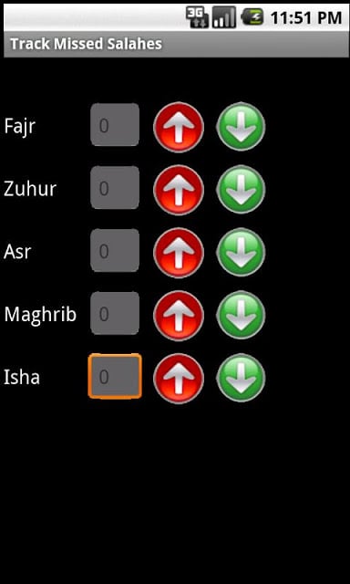 Kaza Namazı Takip Programı截图3