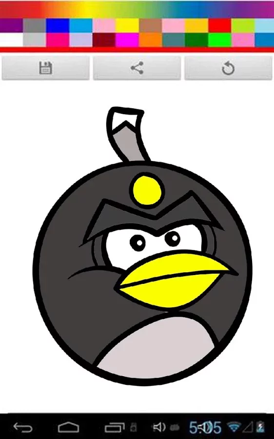 Angry Coloring Birds Kids截图3