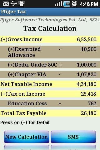 Tax Calculator By Pfiger截图1