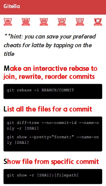 Gitella, the git cheatsh...截图2