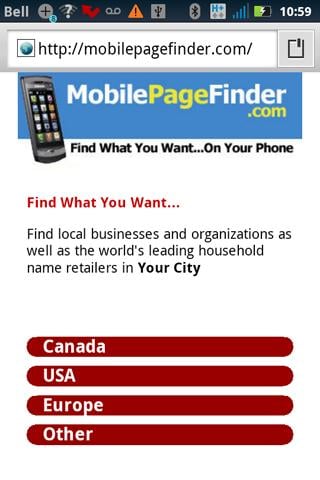 Mobile Page Finder截图3