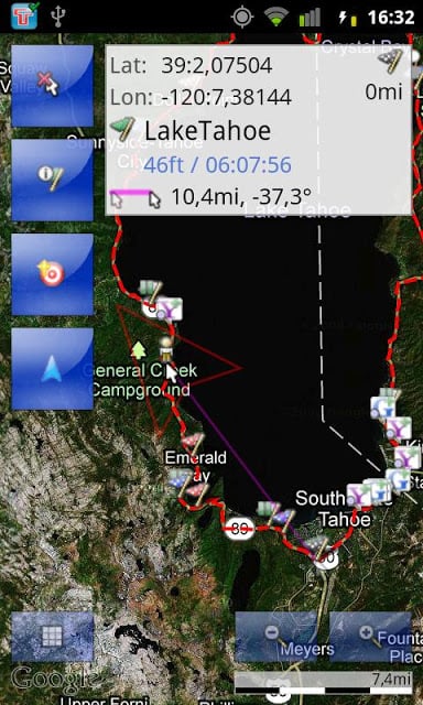 tracky的GPS导航+罗盘截图8