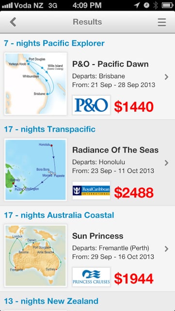 Cruise Sale Finder (NZ)截图4