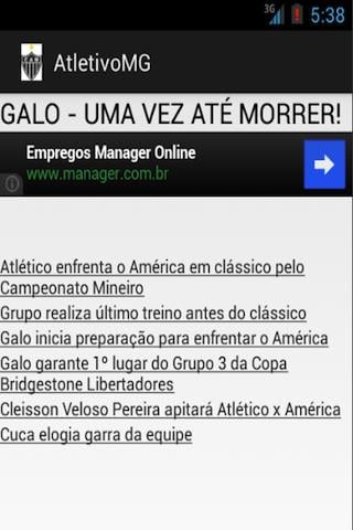 Atl&eacute;tico MG - Galo截图2