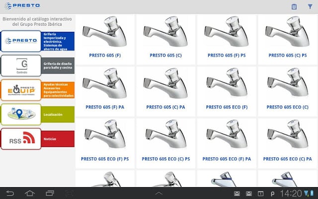 CAT&Aacute;LOGO GRUPO PRESTO IB&Eacute;RICA截图5