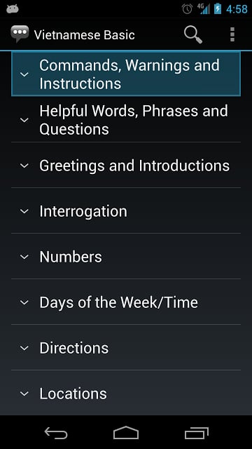 Vietnamese Basic Phrases截图2