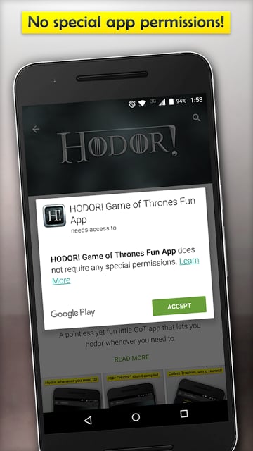HODOR! Game of Thrones Fun App截图2