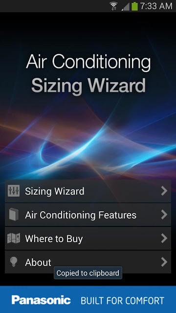 Panasonic Aircon Sizing Wizard截图8