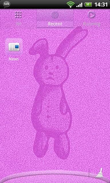 Rabbit Theme for GO Launcher截图1