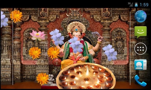 Ganpati Bappa Livewallpaper截图1