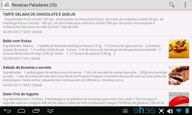 Receitas Paladares截图1