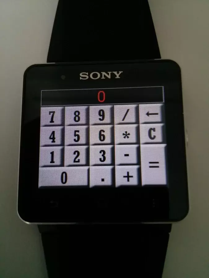 Calculator for SmartWatch 2截图1