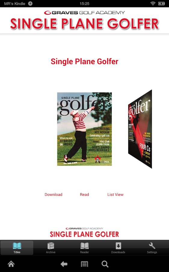 Single Plane Golfer截图3