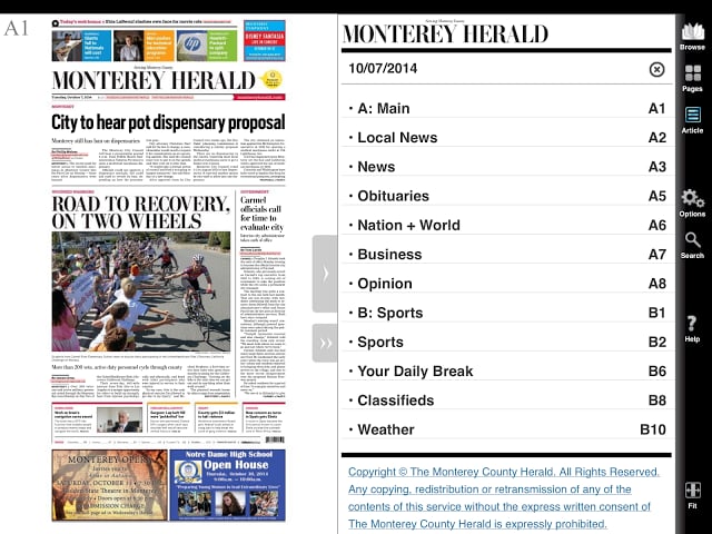 Monterey County Herald截图2