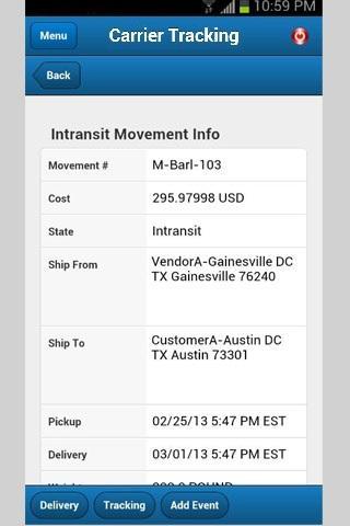 Carrier Tracking截图7