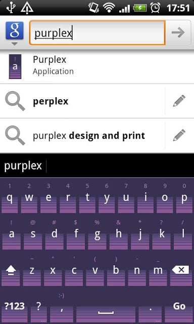 Purplex - HD Keyboard Theme截图3