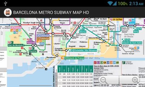 BARCELONA METRO SUBWAY MAP HD截图4