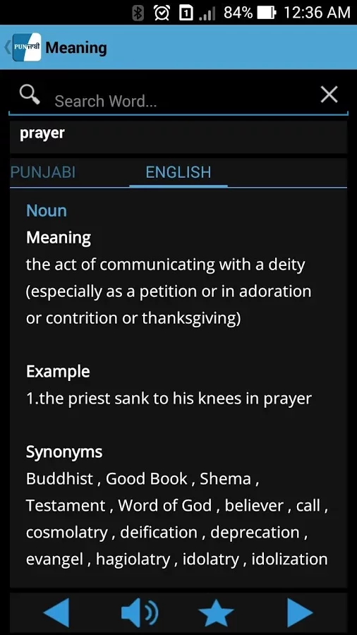 English to Punjabi Dictionary截图4