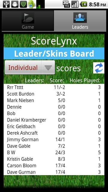 ScoreLynx Golf Leaderboard截图3